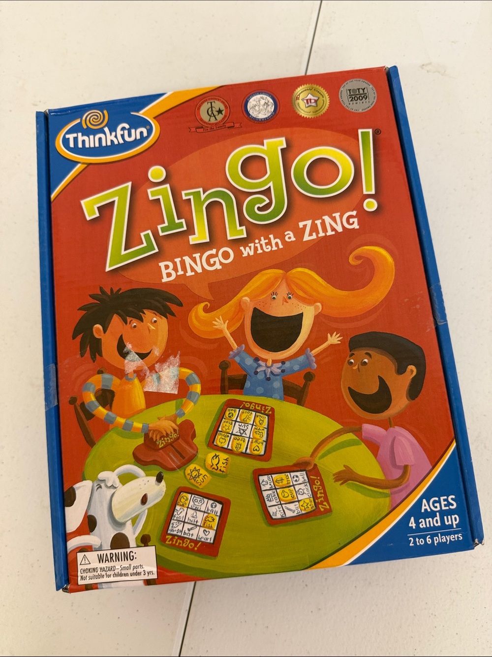 Think! Zingo! Bingo Game For All Ages! Like New